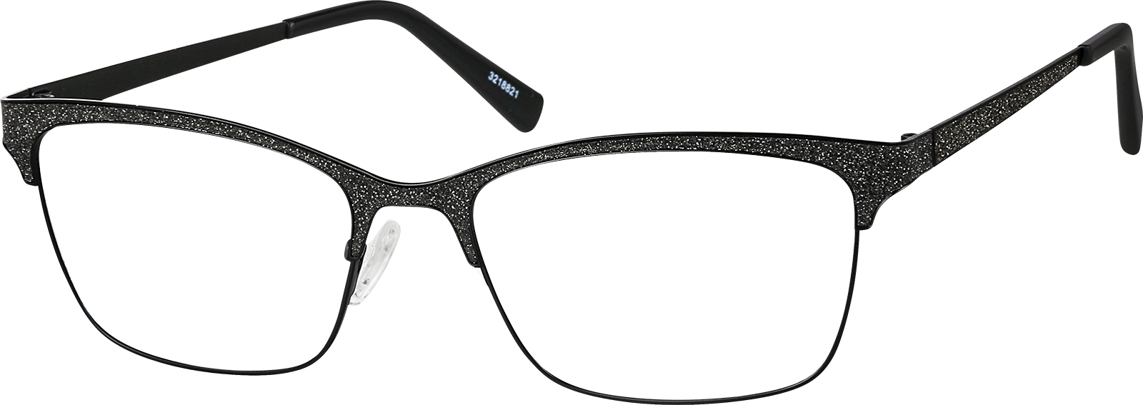 Silver Browline Glasses #3218811 | Zenni Optical