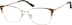 Rectangle Glasses 3219115 in Copper