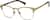 Angle view of Browline Glasses 321914 in Gold thumbnail