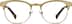Browline Glasses 321914 in Gold