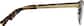 Side view of Browline Glasses 321914 in Gold thumbnail