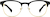 Front view of Browline Glasses 321921 in Black thumbnail