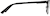 Side view of Rectangle Glasses 3219221 in Black thumbnail