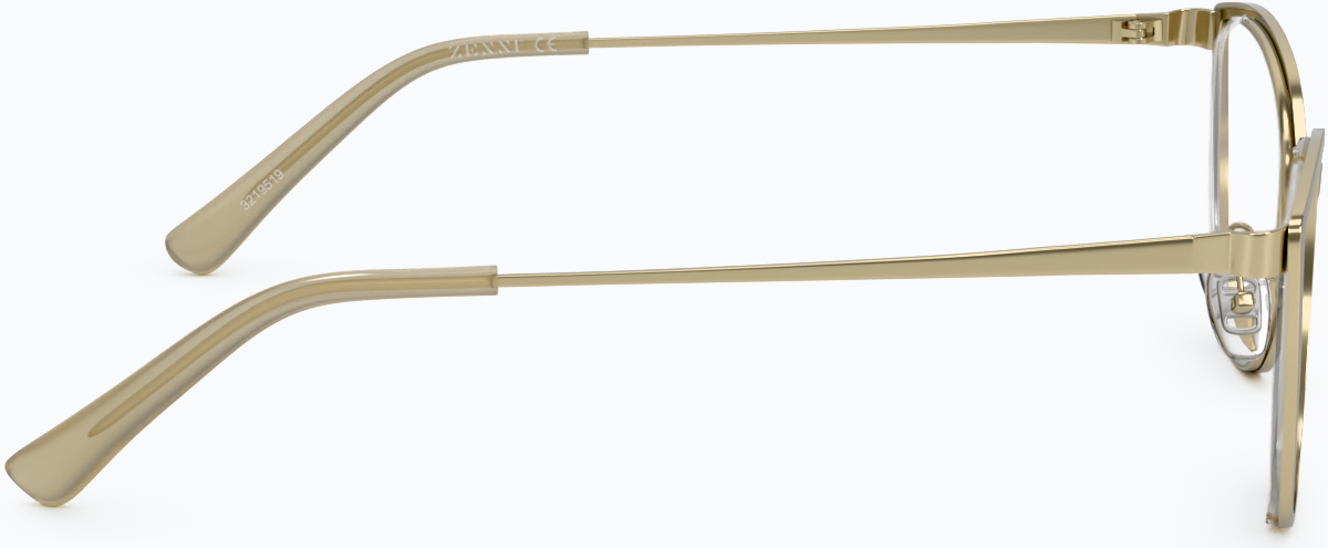 Side view of Cat-Eye Glasses 3219514 in Gold thumbnail