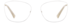 Cat-Eye Glasses 3219514 in Gold