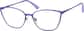 Angle view of Cat-Eye Glasses 3219517 in Purple thumbnail