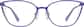 Front view of Cat-Eye Glasses 3219517 in Purple thumbnail
