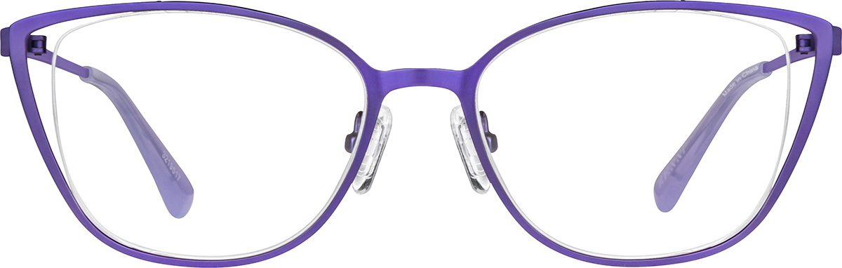 Purple Cat-Eye Glasses