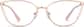 Front view of Cat-Eye Glasses 3219519 in Rose Gold thumbnail