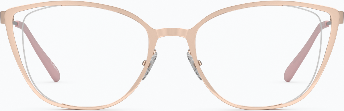 Front view of Cat-Eye Glasses 3219519 in Rose Gold thumbnail