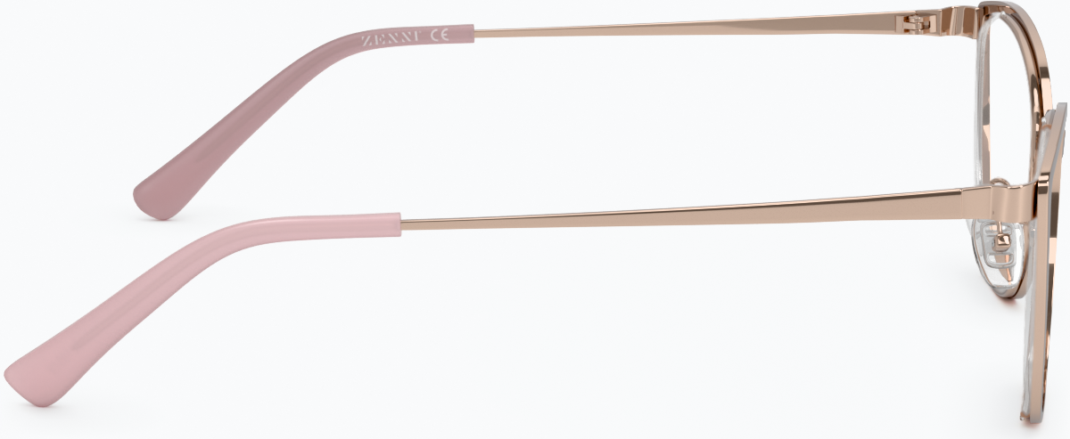 Side view of Cat-Eye Glasses 3219519 in Rose Gold thumbnail
