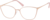 Angle view of Cat-Eye Glasses 3219519 in Rose Gold thumbnail