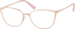Angle view of Cat-Eye Glasses 3219519 in Rose Gold thumbnail