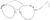 Angle view of Round Glasses 3219611 in Silver thumbnail