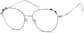 Angle view of Round Glasses 3219611 in Silver thumbnail