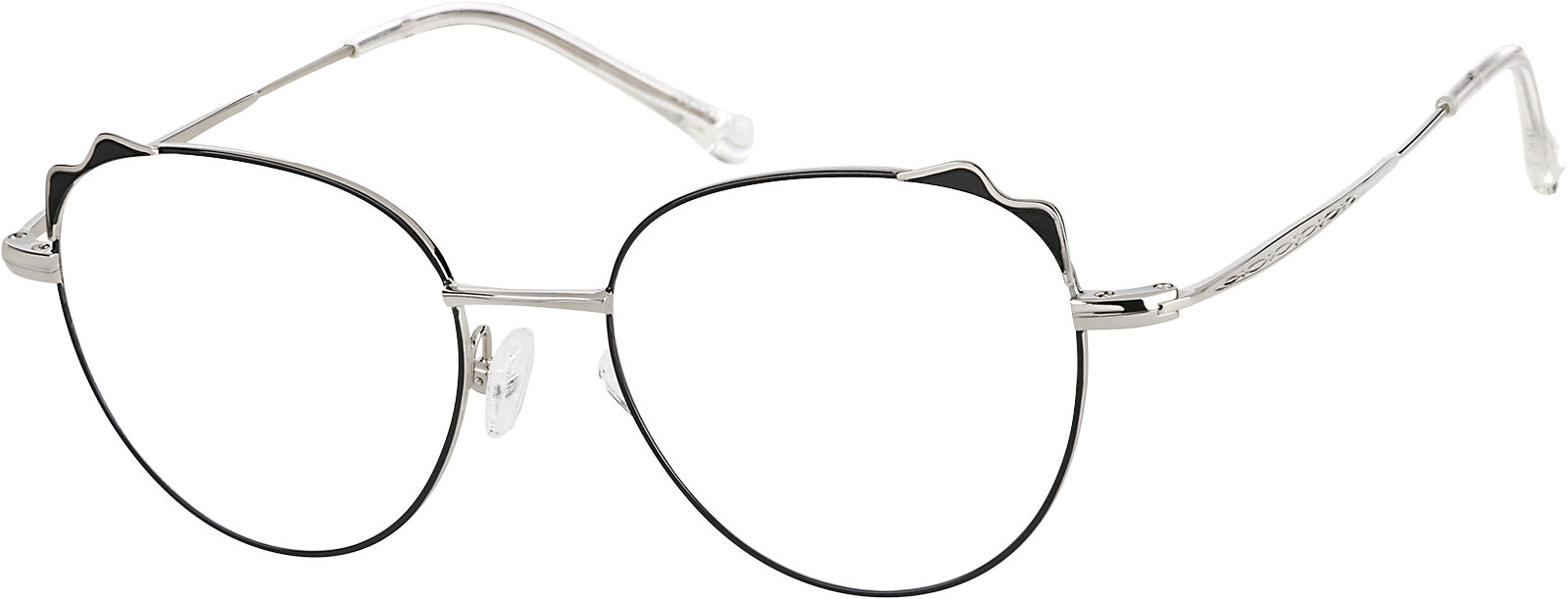 メガネ JPLUS FW25 Jplus - MONA - 14 (MONA 14) 7376 - Large Square Sunglasses with Metal Accent Temple