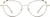 Front view of Round Glasses 3219614 in Gold thumbnail