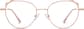 Front view of Round Glasses 3219619 in Rose Gold thumbnail