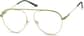 Angle view of Aviator Glasses 3219724 in Green thumbnail