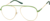 Angle view of Aviator Glasses 3219724 in Green thumbnail