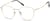 Angle view of Round Glasses 3219930 in White thumbnail