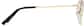 Side view of Round Glasses 3219930 in White thumbnail