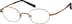 Oval Glasses 3220015 in Copper