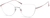 Angle view of Cat-Eye Glasses 3220119 in Pink thumbnail