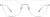 Front view of Cat-Eye Glasses 3220119 in Pink thumbnail