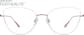 Front view of Cat-Eye Glasses 3220119 in Pink thumbnail