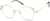 Angle view of Round Glasses 3220214 in Rose Gold thumbnail