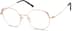 Round Glasses 3220214 in Rose Gold