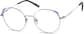 Angle view of Round Glasses 3220217 in Lilac thumbnail