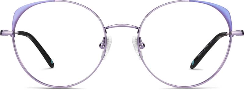 Lilac Round Glasses