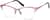 Angle view of Cat-Eye Glasses 3220619 in Pink thumbnail