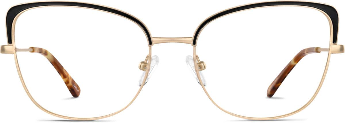 Front view of Cat-Eye Glasses 3220821 in Black