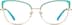 Cat-Eye Glasses 3220824 in Turquoise