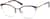 Angle view of Cat-Eye Glasses 3221017 in Midnight thumbnail