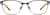 Front view of Rectangle Glasses 3221115 in Chocolate thumbnail