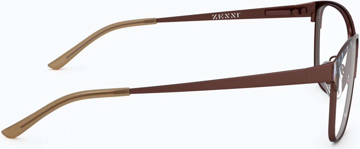 Side view of Square Glasses 3221115 in Chocolate thumbnail