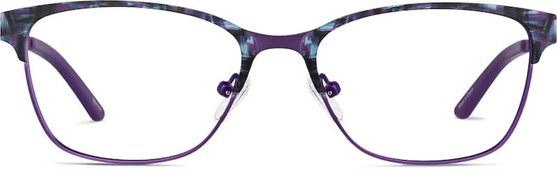 Violet Rectangle Glasses