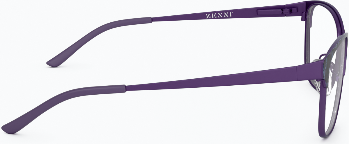 Side view of Square Glasses 3221117 in Violet thumbnail