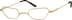 Geometric Glasses 3221514 in Gold
