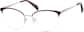 Angle view of Cat-Eye Glasses 3221615 in Brown thumbnail