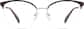 Front view of Cat-Eye Glasses 3221615 in Brown thumbnail