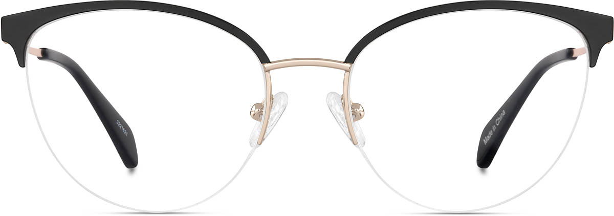 Black Cat-Eye Glasses