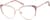 Angle view of Cat-Eye Glasses 3221719 in Rose Gold thumbnail