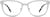 Front view of Square Glasses 3221811 in Silver thumbnail