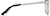 Side view of Square Glasses 3221811 in Silver thumbnail