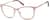 Angle view of Square Glasses 3221819 in Pink thumbnail